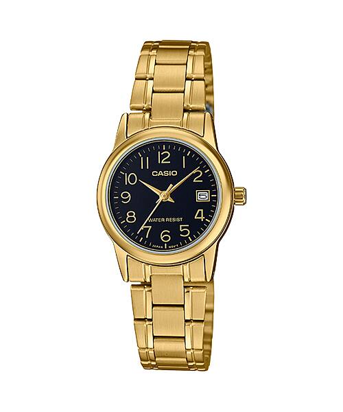 CASIO  LTP-V002G-1B WOMEN WATCH